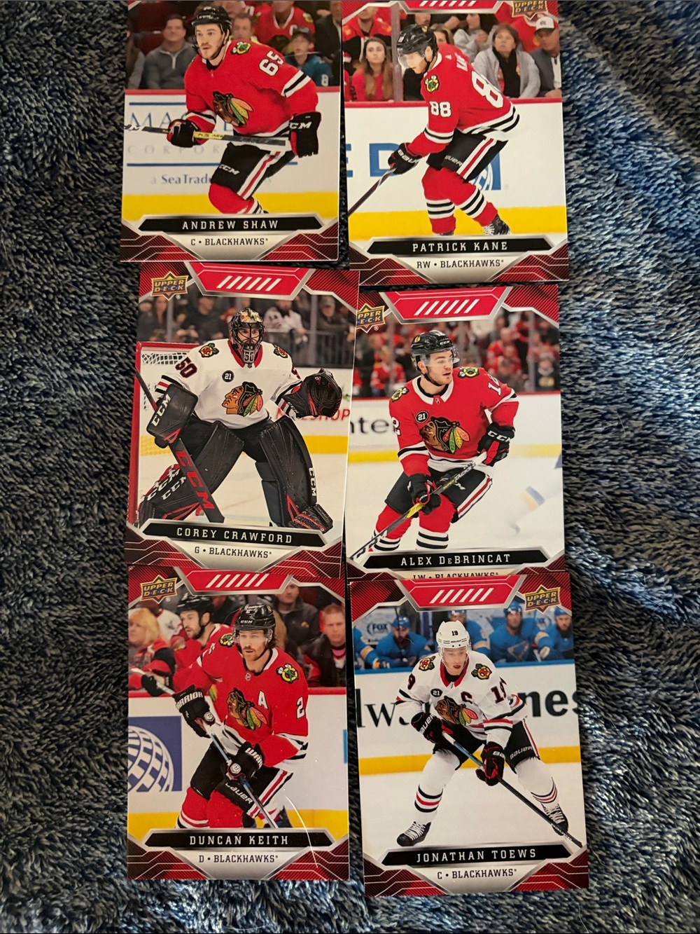 Upper Deck Chicago Blackhawks Trading Card Set - Red & Black